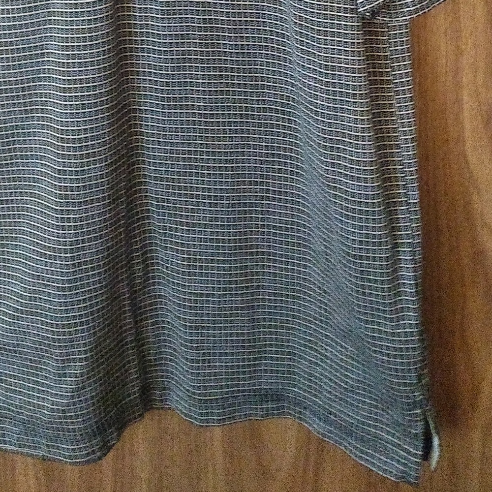 Pronto Uomo Men's Golf/Sport Shirt M Black/Tan - Picture 5 of 5